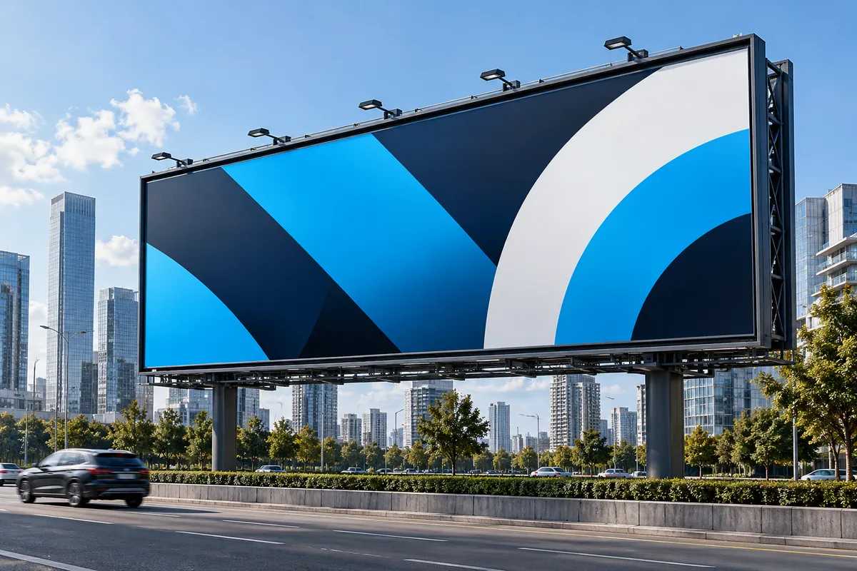 Billboard hizmeti için konsept görsel